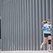 A runner on the University of Michigan campus participates in the run in honor of the Boston Marathon on Saturday, April 20. AnnArbor.com I Daniel Brenner